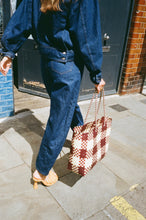 Load image into Gallery viewer, Lily XL Burgundy + Cream