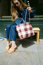 Load image into Gallery viewer, Lily XL Burgundy + Cream