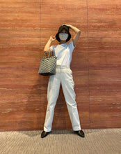 Load image into Gallery viewer, Shayna Black + Off White - Medium - LALO THE SHOP