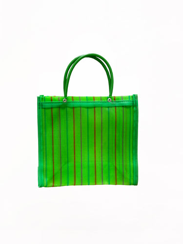 Green Multi Stripe Mercado Bag - Mini - LALO THE SHOP